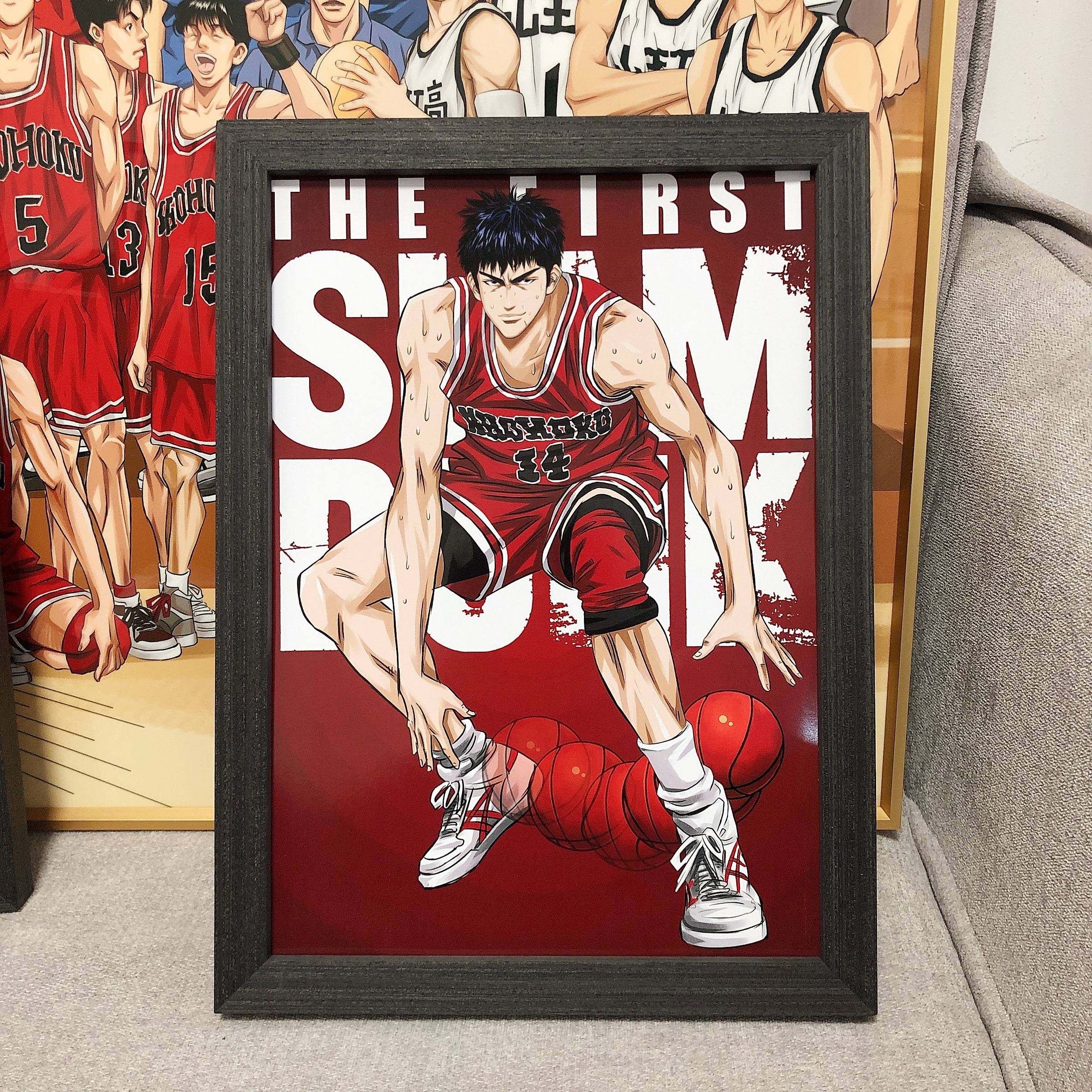 灌篮高手p三井运球青春现代动漫挂画落地画摆台相框海报