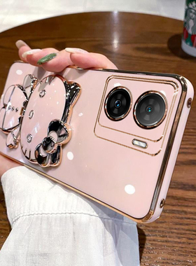 适用vivoiqooz7手机壳iqooz7x保护硅胶套vivo全包V2270A防摔2272软vivoiq带镜子支架iqoo爱酷z7x女iq00可爱xm