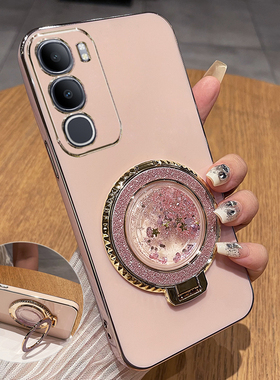 适用vivoy50手机壳vivo保护y50m硅胶套y50i镜头y50s全包y50e防摔5g软e5g带支架V2443A流沙s5g女m5g高颜值505g