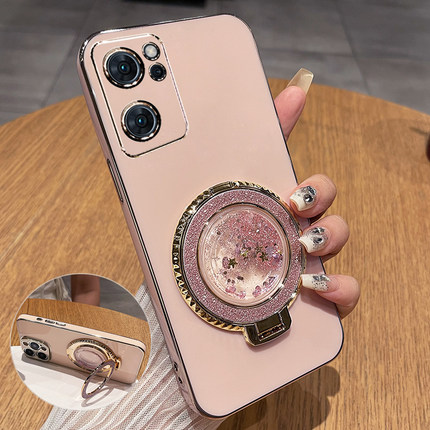 适用opporeno7手机壳reno7pro保护reon7se硅胶套oppo全包por防摔5g软opporeon流沙es新款75g女高级感PFJM10带