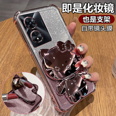适用oppoa97手机壳oppo保护a97硅胶套5G带镜头膜全包PFTM10防摔opopa透明软975g高颜值opa支架0pp0女镜子新款