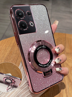 适用opporeno9手机壳reno9pro十保护oppo硅胶套5G全包PHM110防摔透明por软壳reon9男女PGW带支架95g新款PGX加