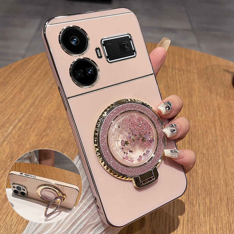 真我GT5带流沙支架保护套