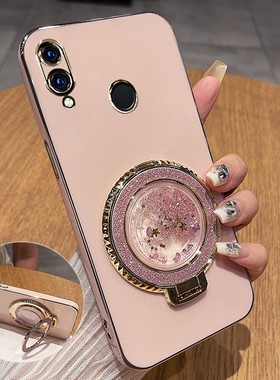 适用华为荣耀8X手机壳8xmax保护JSN一AL00a硅胶套全包ARE防摔x8max软壳honor带支架TL10流沙alooa高颜值ins风