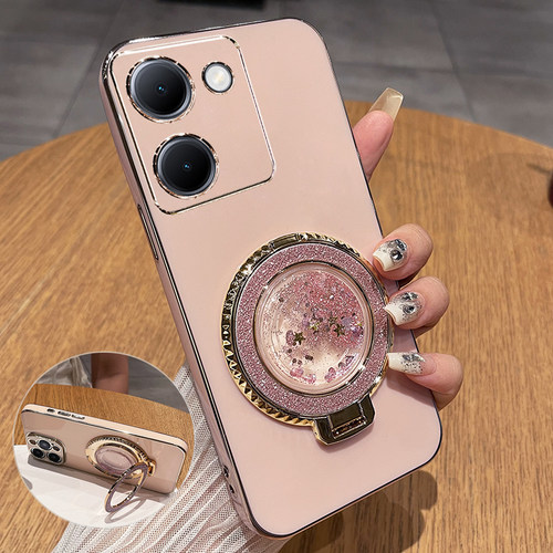 vivoY100带流沙支架保护套