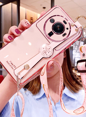 适用于小米12sultra手机壳xiaomi12s ultra腕带保护硅胶套斜挎挂绳全包u防摔su至尊版suitra软壳女可背带创意