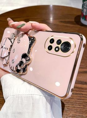 适用华为鼎桥N8pro手机壳NAT一TN70保护硅胶套5G全包防摔tdtechn8por软壳td外壳tech女带镜子支架techn智选可