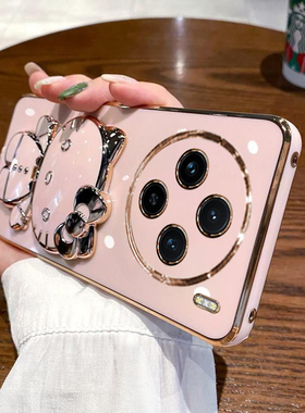 适用vivoX100s手机壳vivo保护X100Spro硅胶套镜头全包vivix防摔vox软壳vovix女sp带镜子支架spor可爱卡通pro