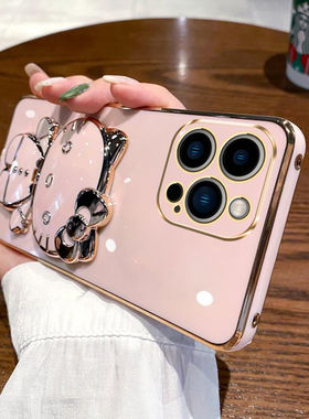 适用苹果12手机壳iPhone12Pro保护Max硅胶套mini镜头全包pmax防摔12p软壳promax女ip十二迷你por带镜子支架pm