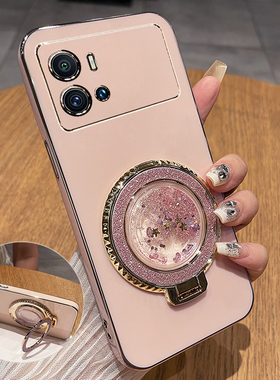 适用vivoiqoo9手机壳iqoo9pro保护vivo硅胶套全包防摔V2171A软2172爱酷iq009女por带支架icoo9高级感新款流沙