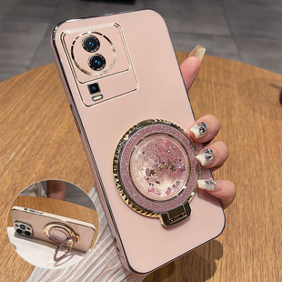 适用vivoiqooneo7se手机壳iqooneo7竞速版保护硅胶套iq00全包防摔vivo软壳iqneo爱酷女iqoo带支架neo流沙高级