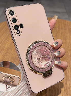 适用华为nova5手机壳novo5pro保护nove5i硅胶套GLK全包SEA一AL00防摔por软壳10女note流沙N5高颜值新款带支架