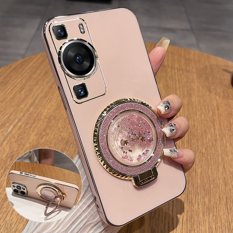 华为P60/P60Art带流沙支架保护套