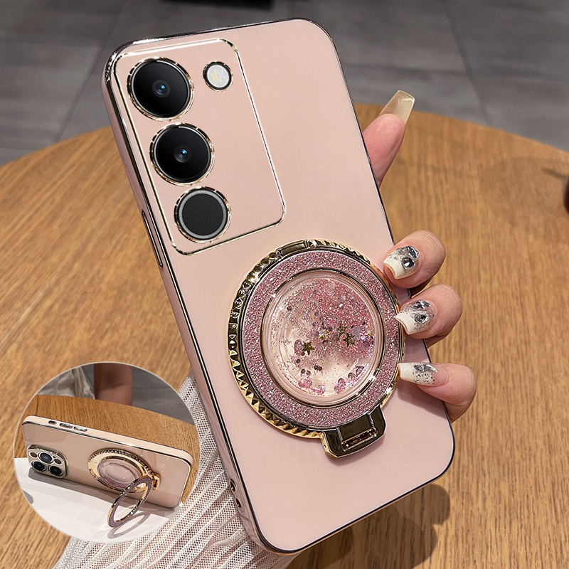 vivoS17带流沙支架保护套