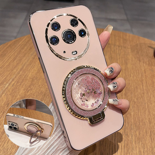 适用华为荣耀magic3pro手机壳魔术3至臻版保护硅胶套ELZ一AN00镜头全包防摔10软por女m3至尊20带支架新款流沙