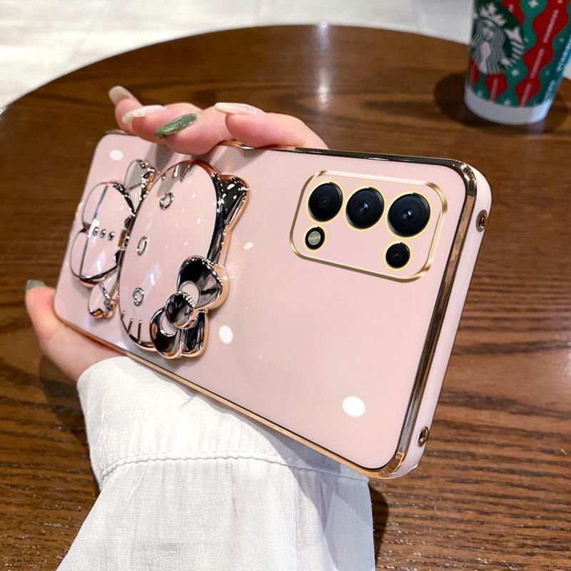 适用opporeno5k手机壳reno5k保护硅胶套oppo全包k5g防摔opporeon软壳0pp0女潮opopreno网红创意5K带镜子支架r