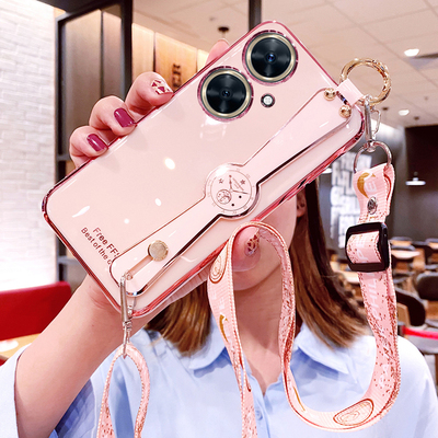 vivoY55t软胶腕带斜挎挂绳保护套