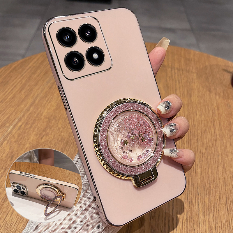 适用小米14T手机壳xiaomi13Tpro保护12TPor硅胶套mi14t全包防摔5g软壳pro女t5g专用新款流沙带支架香港国际版