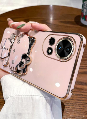 适用华为nova12pro手机壳nove12ultra保护note12u硅胶套ADA一AL00U全包防摔n软女uitra带镜子支架por可爱新款