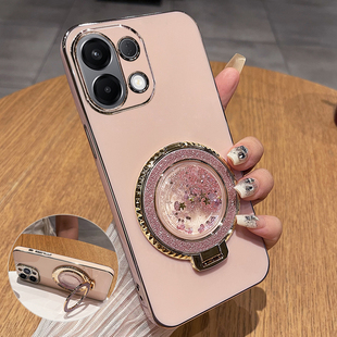 适用oppoK12s手机壳oppo保护K12s硅胶套PLD110镜头全包防摔5g软壳0pp0女s5g新款oppopld带支架流沙高级感外壳