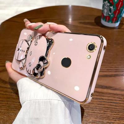 OPPOA73带镜子凯蒂猫保护套