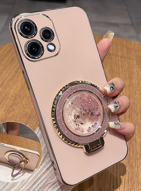 适用opporeno15c手机壳reno15c保护硅胶套oppo镜头全包PMD110防摔5g软女c5g新款oppopmd带支架流沙高颜值妈妈