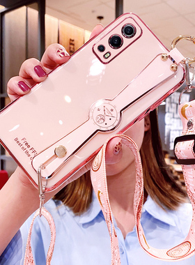 适用vivoiqooz3手机壳iqooz3保护5G硅胶套vivo腕带斜挎挂绳V2073A全包防摔vivoiq00软壳iqoo爱酷z3网红35g女