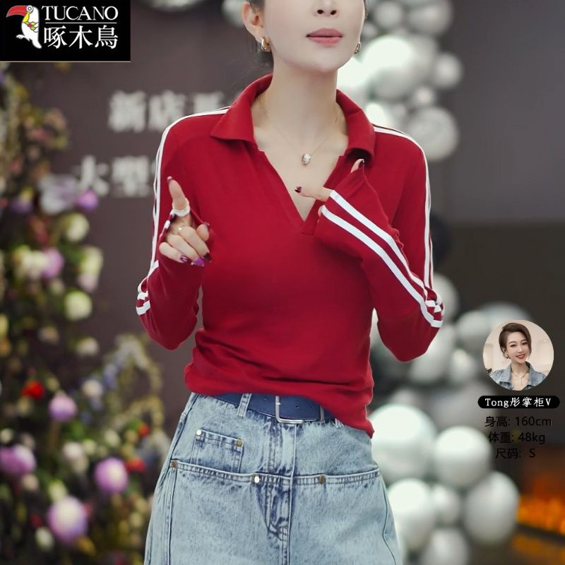 啄木鸟2025年春季新款时尚上衣女