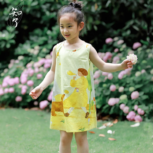 童装背心裙知了童趣女童夏季