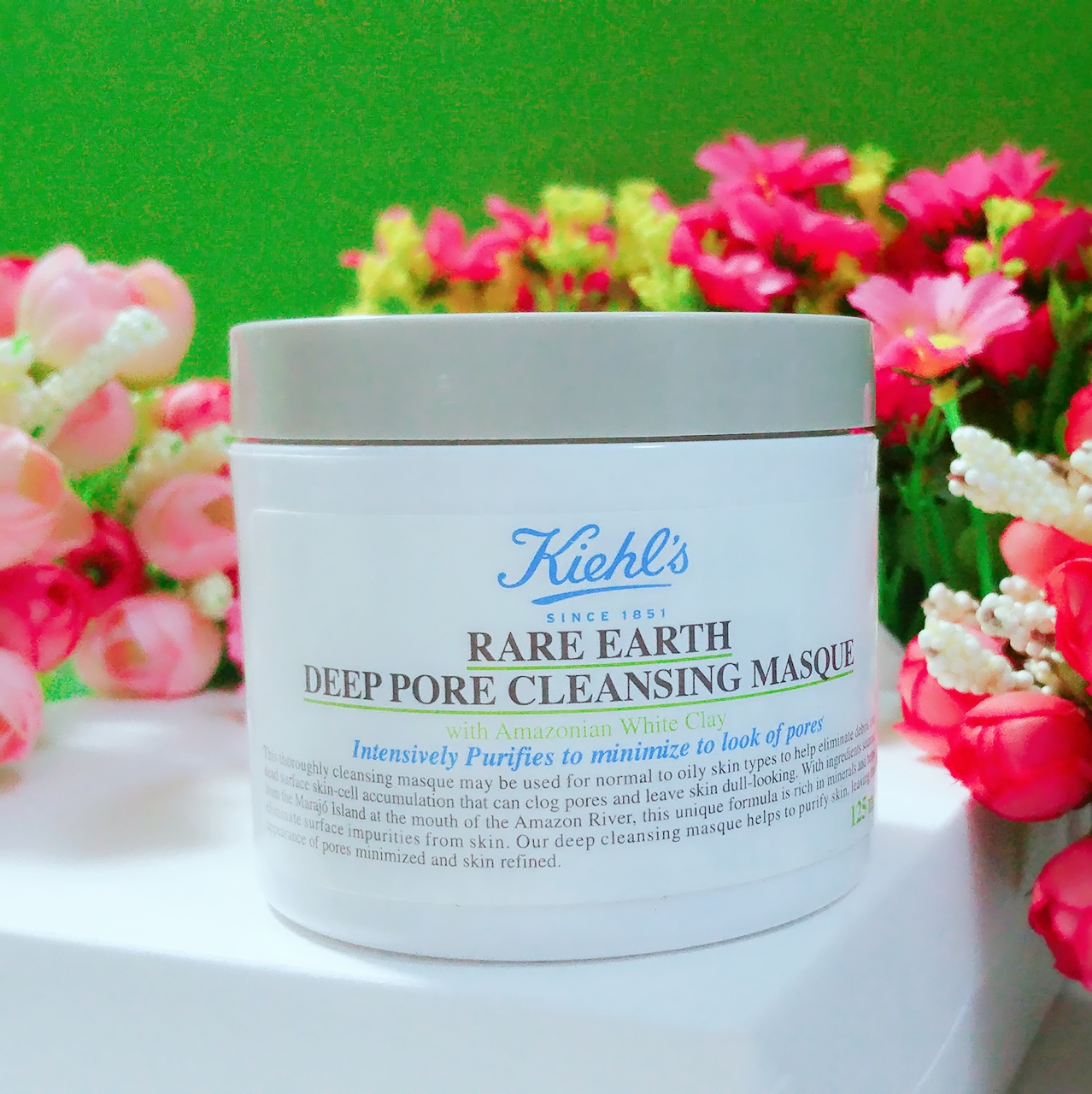 加拿大发货Kiehls科颜氏亚马逊白泥净致面膜125ml