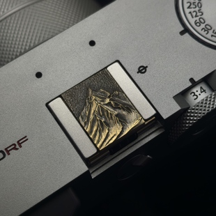 山峰快门按钮热靴盖浮雕防尘盖键帽适配尼康zf徕卡q3富士GFX100RF