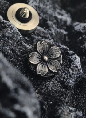 樱花尼康zf快门按钮适用富士xt50xt5x100vi徕卡 相机铜键帽贴雕花