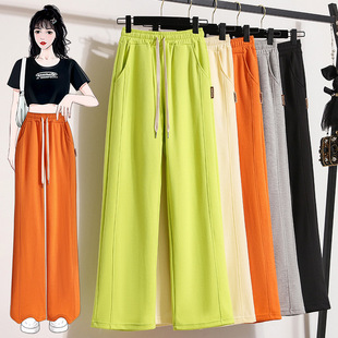 广场舞服装长裤跳舞裤子宽松运动夏季薄款健身跑步体操棉裤子女士