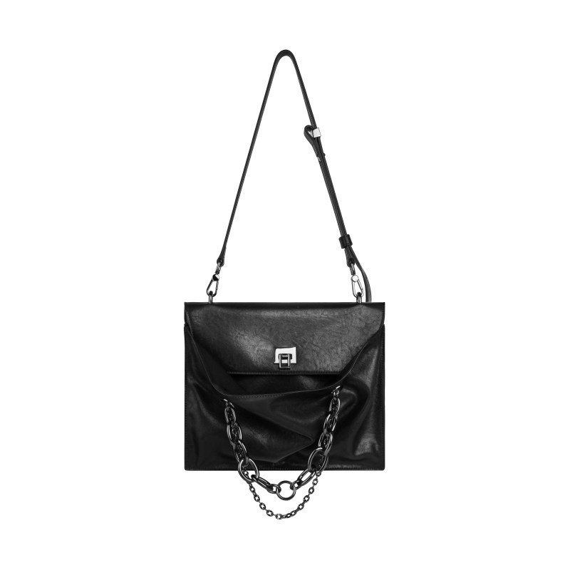 INJOYLIFE量感邮差包锁扣中性风信封包小众街头机车斜挎包,箱包皮具/热销女包/男包,通用款女包,淘宝优惠券,粉丝福利购,淘宝优惠卷