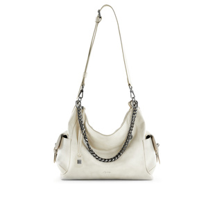 INJOYLIFE头层牛皮TAG先锋HOBO包机能托特包单肩斜挎包大容量通勤