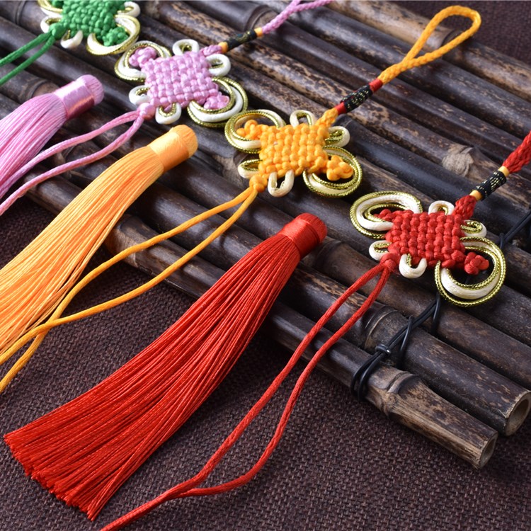 中国结挂件6盘8盘富贵流苏穗子