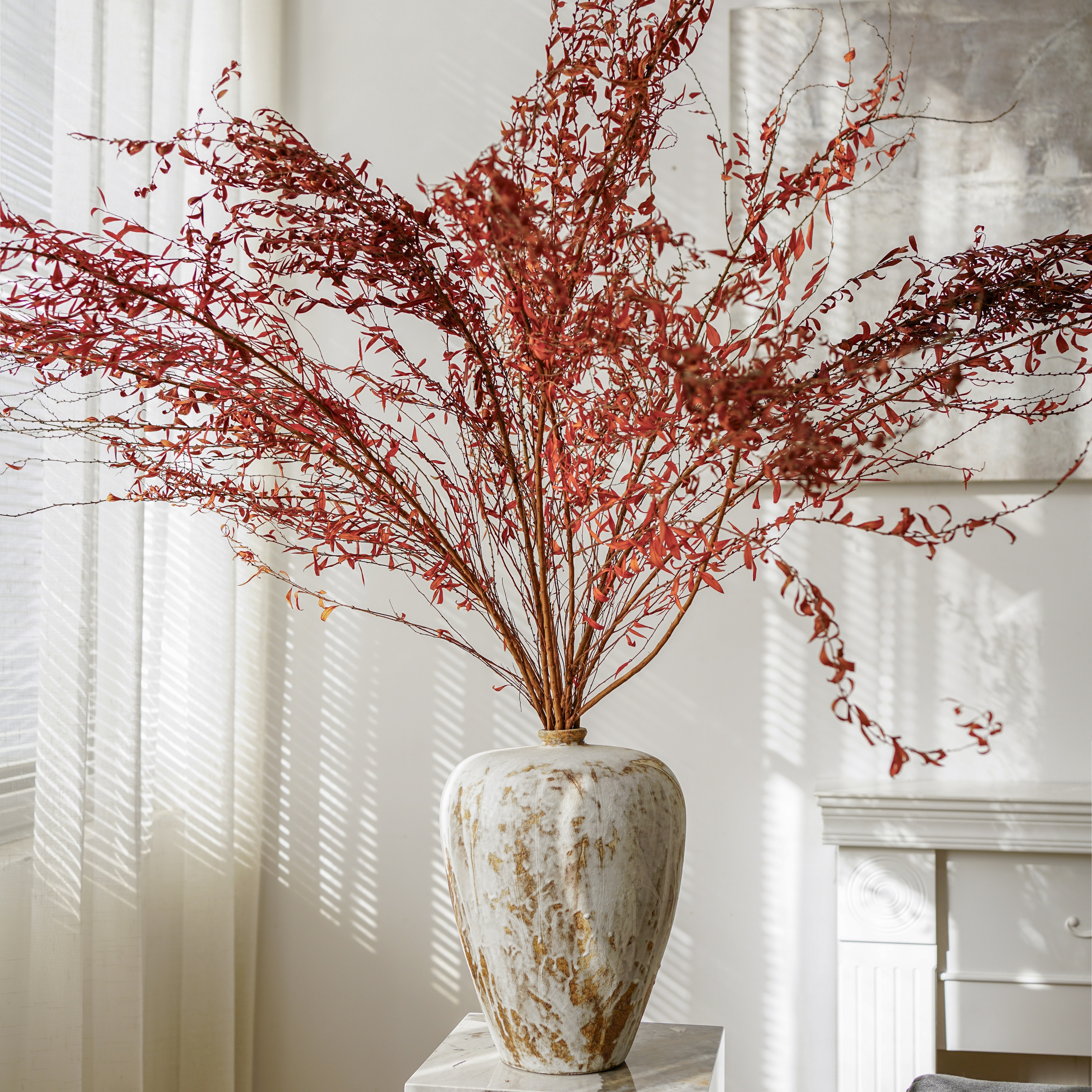 永生雪柳枝轻奢家居装饰