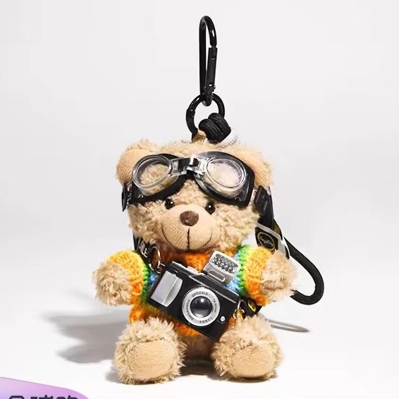 日本代购GP相机小熊包挂件