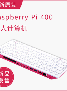 树莓派Raspberry Pi 400 套件一体机电脑编程 4G开发板