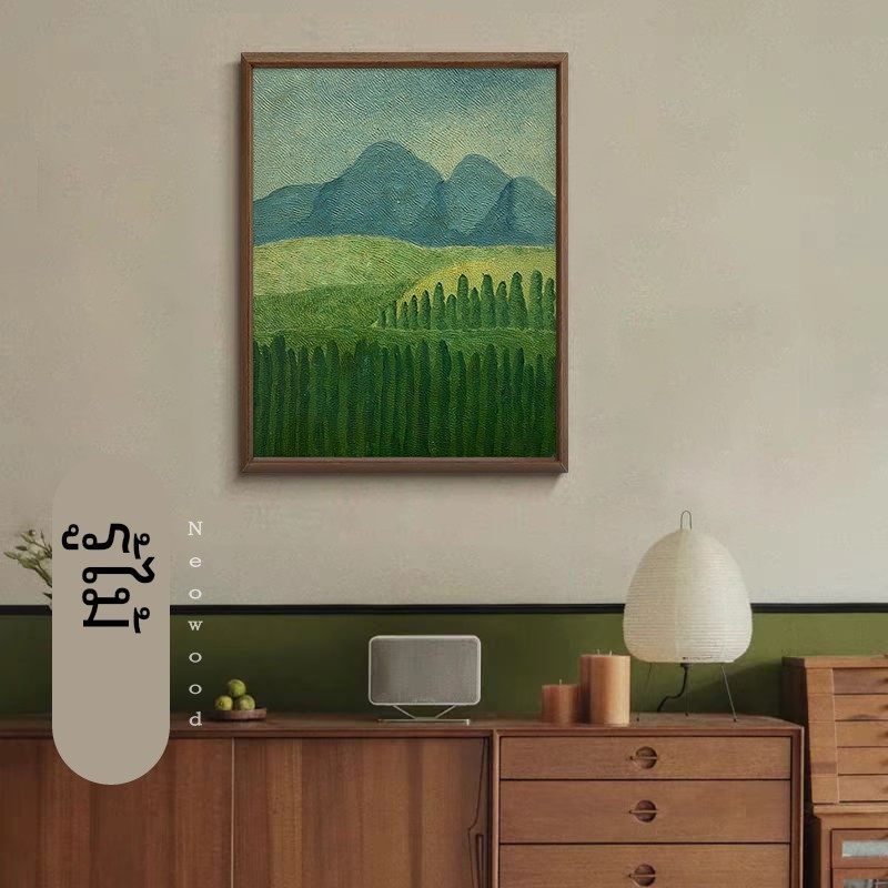 大芬村《山富春色》好寓意玄关中油画