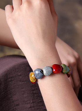 景德镇陶瓷时尚风多彩配汉服首饰