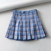 Europe and America in the spring ins girl Retro fresh college Paige lattice Bouffancy skirt Culotte Short skirt