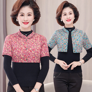 加厚居家 护肩颈坎肩内穿保暖睡觉马夹冬季 中老年女装 妈妈驼棉中袖