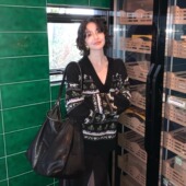 酒午港风秋冬新款 双11 100%羊毛V领费尔岛针织毛衣