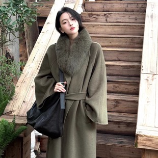 酒午自制12/26 20点新品95折【绮丽香风】100%羊毛绑带双面呢大衣