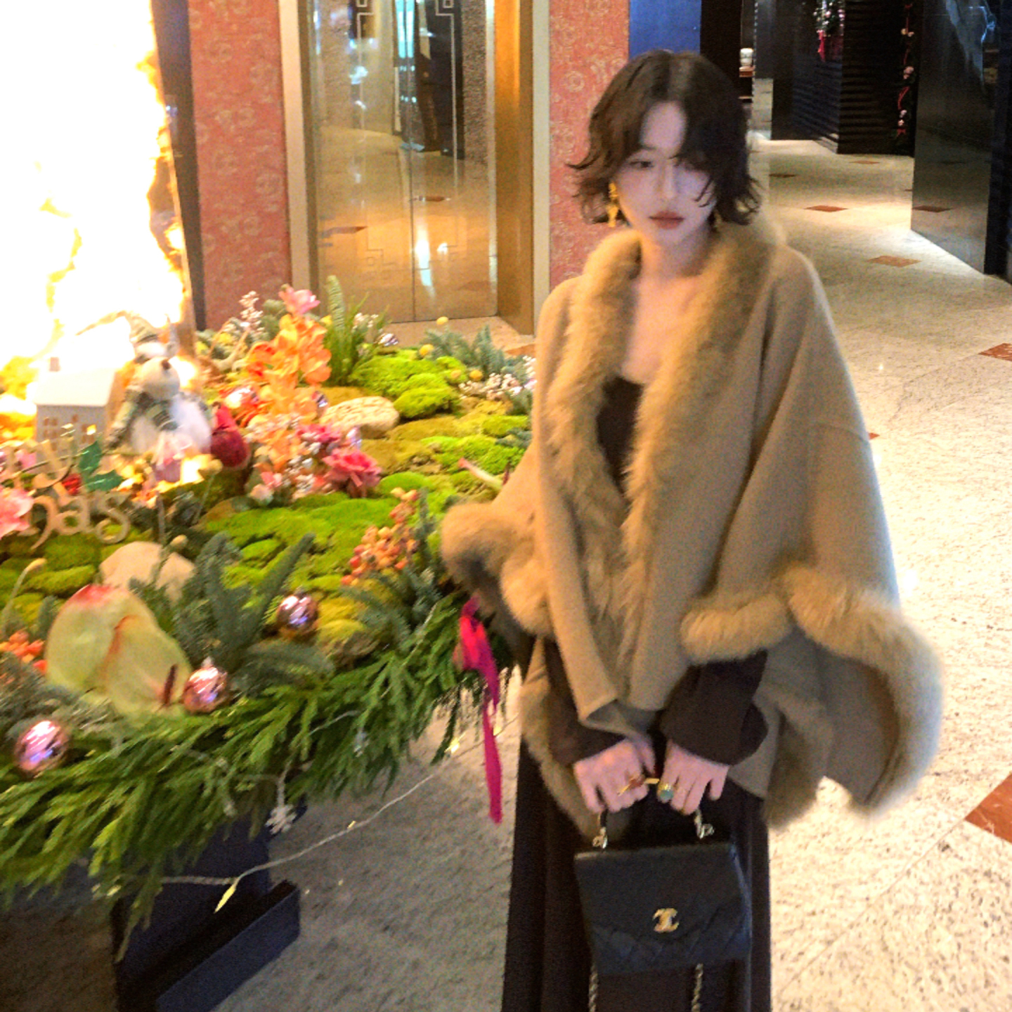 酒午12/8 20点 新品95折毛呢披肩外套