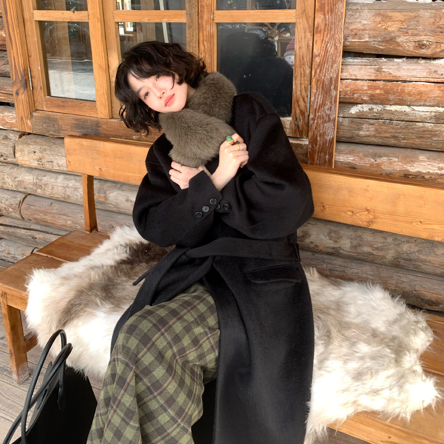 酒午自制12/26 20点 新品95折优雅复古冬季狐狸毛领围巾皮草围脖,女装/女士精品,皮草,淘宝优惠券,粉丝福利购,淘宝优惠卷