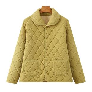 中老年人灯芯绒棉衣内穿防寒内胆衣服妈妈秋装 外套加绒保暖小棉袄