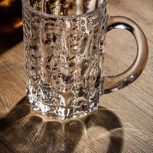 原装进口 佐佐木 网红冰川质感啤酒杯 咖啡泡茶 可微波加热使用