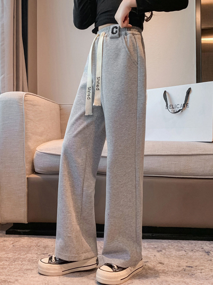 儿童裤子春季女装阔腿裤2024裤子